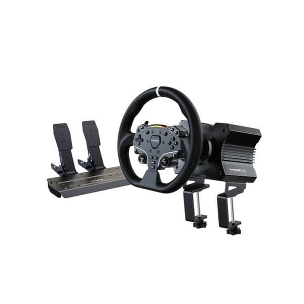 Moza Bundle Bas för Direct Drive R5 + Rat ES + Pedaler SR-P Lite