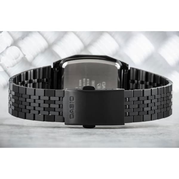 Casio Ur - Mænd - A1100B-1EF - Rustfrit stål - Sort