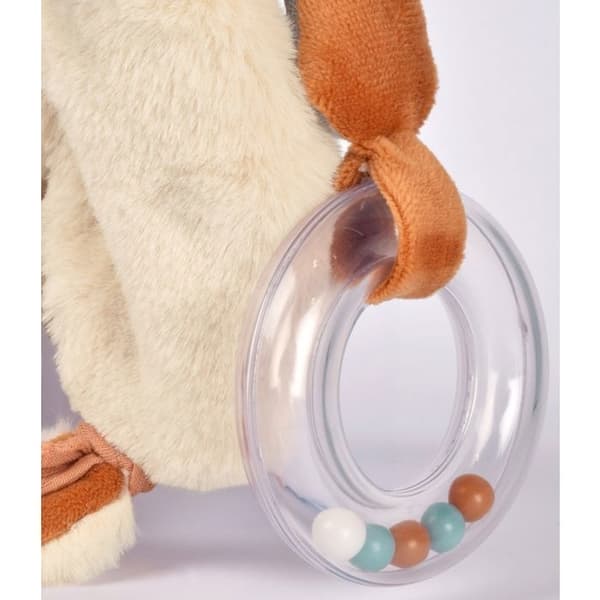 Doudou rangle Timo - 18 cm - DOUDOU ET COMPAGNIE - Beige