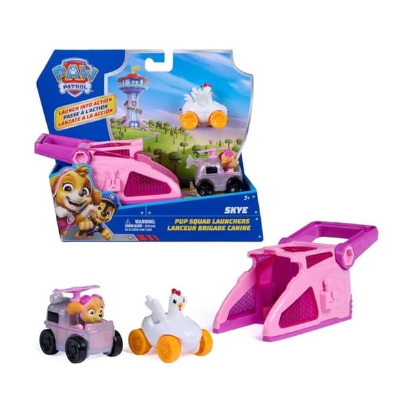 Figurinesæt - SPIN MASTER - Spin Master 20155123 - Skye & Henrietta - Pup Squad Launcher - Paw Patrol