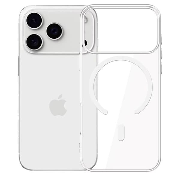 3mk Clear MagCase til iPhone 17 Pro Max - Gennemsigtig