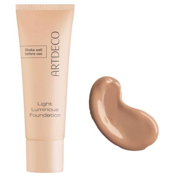 Lysende foundation - ARTDECO - Farve 6 Neutral - 25 ml - Let tekstur - Blålysbeskyttelse