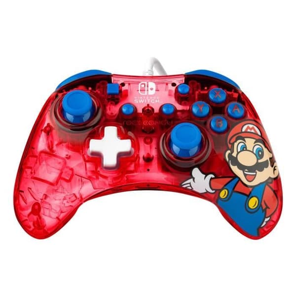 Spilcontroller - Nintendo Switch - Mario Rock Candy - Kable - PDP - Rød