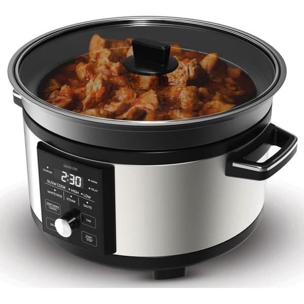 Mijoteuse - SENCOR - SPR 5520SS - 5,5 L - Grå / Sort