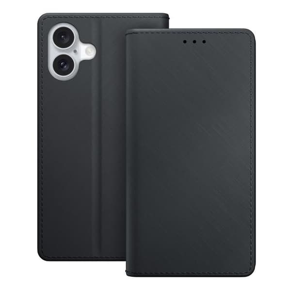 3mk Wallet Case för iPhone 16 - Svart