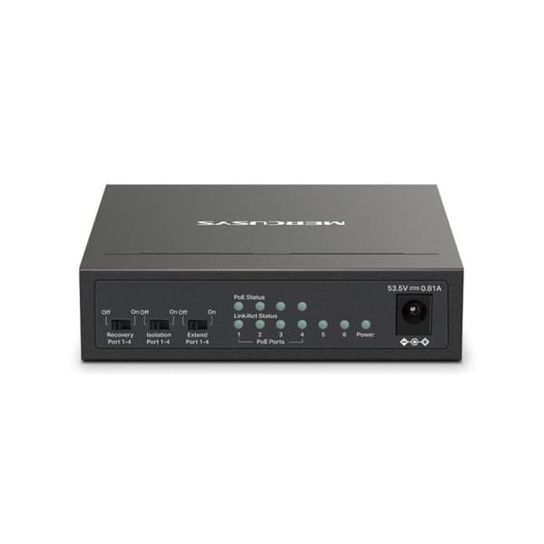 Switch Ethernet - MERCUSYS - MS106LP - 6 porte - Power over Ethernet (PoE) - Administreret