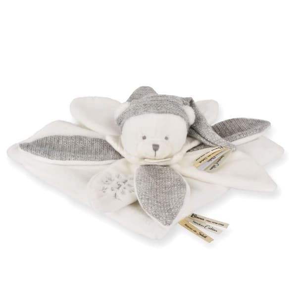 Doudou og Compagnie - Doudou flad petaler Bamse Grå 25 cm