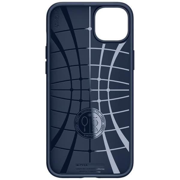 Coque - SPIGEN - Liquid Air - iPhone 14 - Mørkeblå - Fleksibel - Air Cushion™