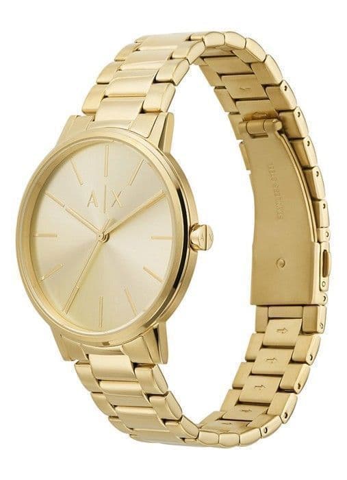 Armani Exchange Ur - Mænd - AX7144SET - Guld Rustfrit stål - 42 mm - 7 mm - 5 bar