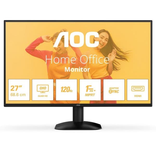 PC-skærm - AOC - 27'' - QHD - 120Hz - IPS-panel - 1ms - Q27B35S3