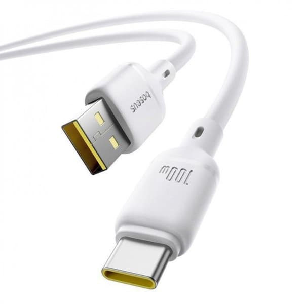 Kabel - BASEUS - Silky Series - USB-A til USB-C - PD 100W - 1 m
