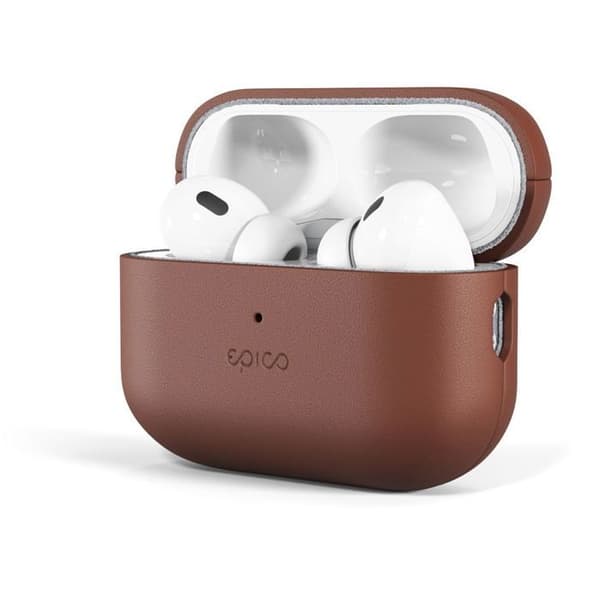 Epico läderfodral Airpods Pro 2 - brun