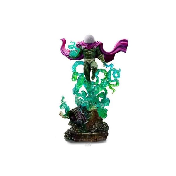 Staty - IRON STUDIOS - Spider-Man Vs Skurkar - Mysterio - 31 cm - Polystone - Handmålad