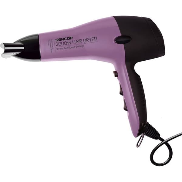 Hårtørrer - SENCOR - SHD 6700VT - 2000 W - Kold luft - 2 hastigheder
