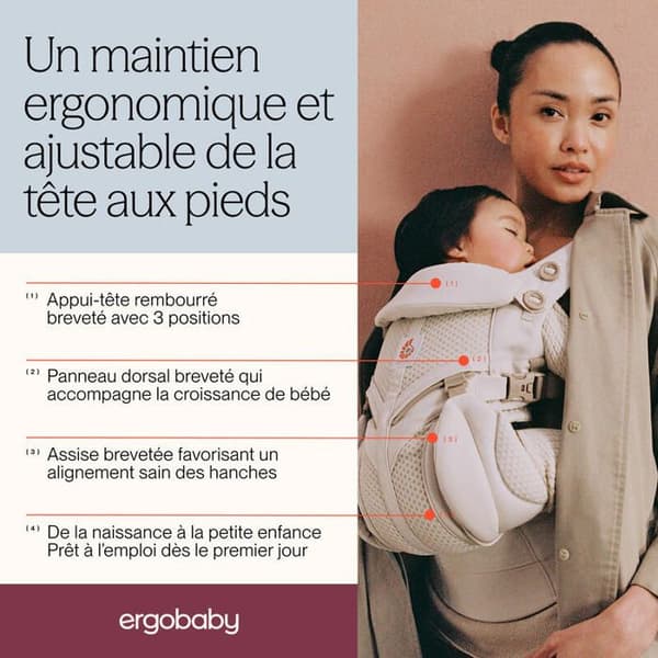 ERGOBABY - Bæresele Omni Classic Mesh Natural Beige