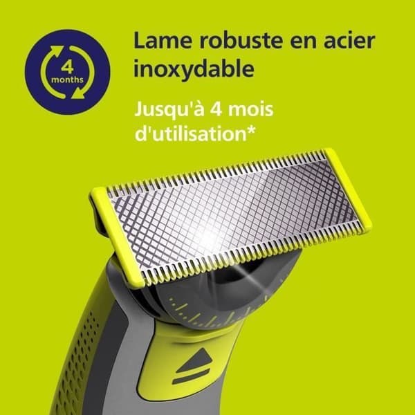 Pack med 4 reservelamper - PHILIPS - QP440/50 - Oneblade 360