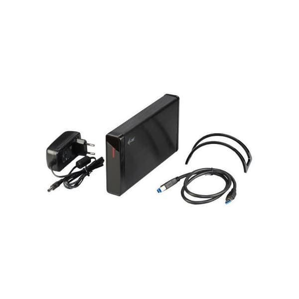 Hårddisklåda - I-TEC - MySafe - USB 3.0 - SATA 6Gb/s - Aluminium - Svart