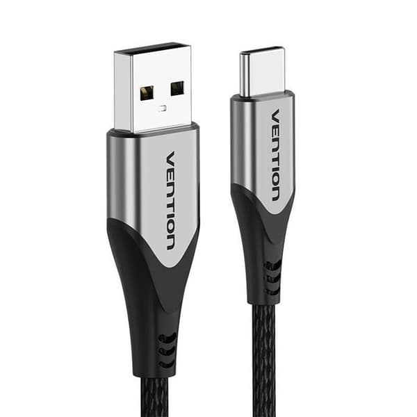 Tilbehør til Vention USB 2.0 A til USB-C kabel, 3A, 3m
