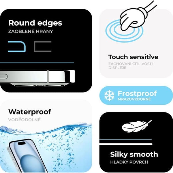 Skyddsglas för iPhone 16 Pro (Case Friendly)
