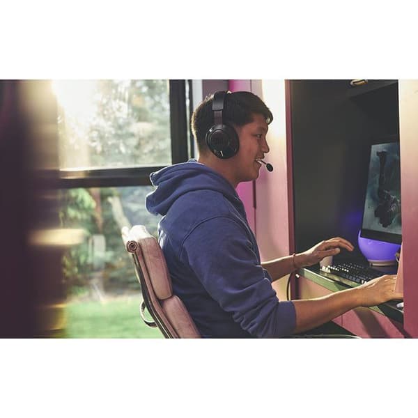 Trådløst gaming headset - JBL - Quantum 360 - sort - Bluetooth - batterilevetid 22 t