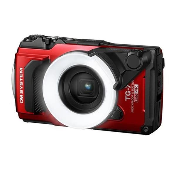 OLYMPUS kompakt vattentät TG7 Röd