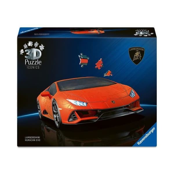 Puzzle 3D Iconics Lamborghini Huracán Evo Orange