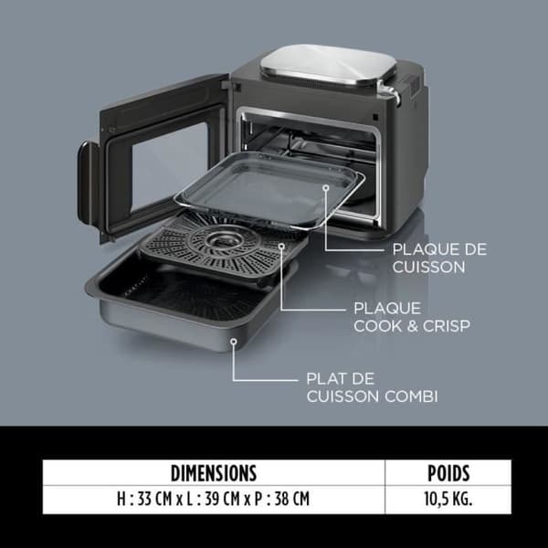 Multiko Cooker NINJA - Combi SFP700EU - Kapacitet 12,5L - 12 tilberedningsprogram - 1780W