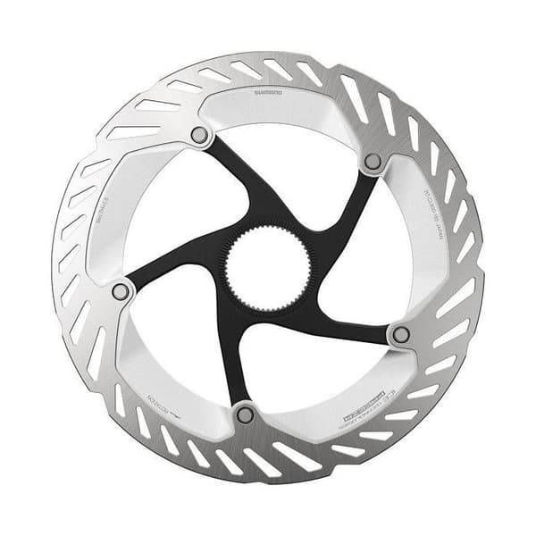 Bromsskiva med mutter Shimano CL Ext RT-CL800 - silver/svart - Silver - 180 mm