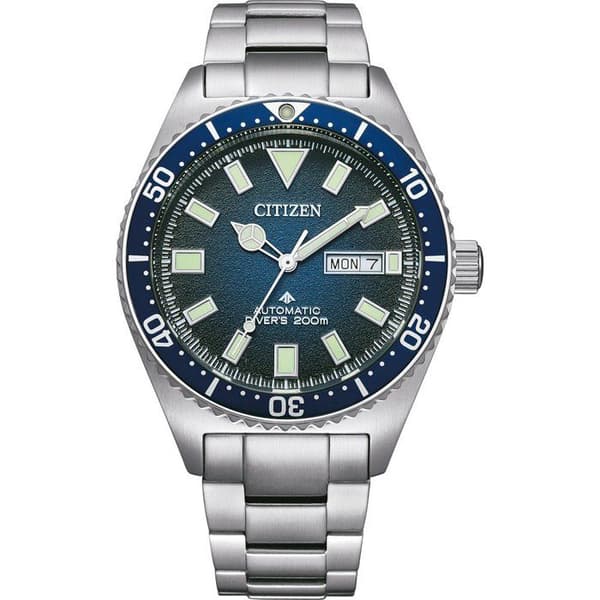 Citizen Ur - Mænd - NY0129-58LE - Sølv Rustfrit stål - 41 mm - 20 bar