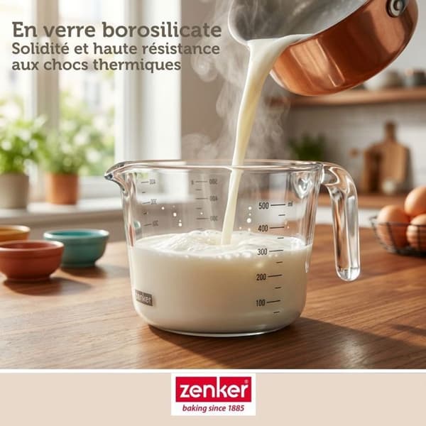 Mätglas i borosilikat 500 ml Zenker
