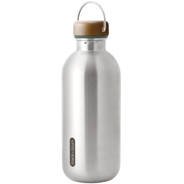 Inoxflaska 600ml - Olivgrön - Black + Blum