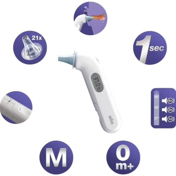 Braun IRT3030WE THERMOSCAN 3 Termometer - Øre