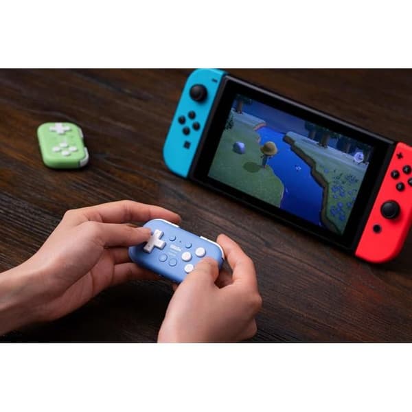 8bitdo Mini-controller bluetooth blå för Nintendo Switch & Raspberry Pi