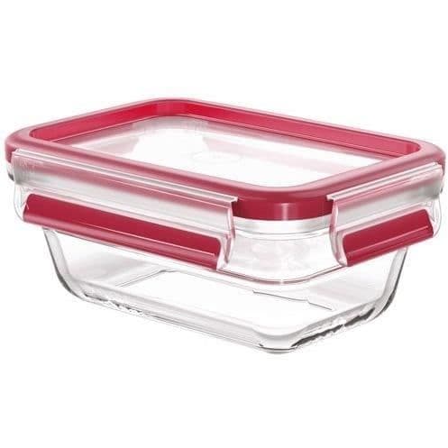 Rektangulär förvaringsburk - TEFAL - Glas - Masterseal fresh - 0,45 L - Plastlock med silikonpackning