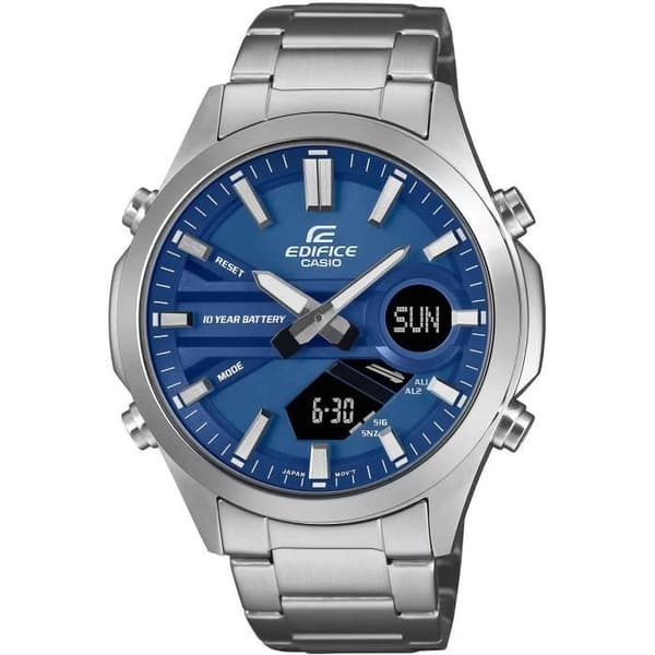 Casio Ur - Mænd - EFV-C120D-2AEF - Sølv Rustfrit stål - 45 mm - 10 bar
