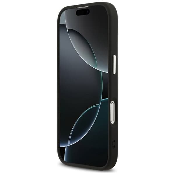 Guess 4G Classic Logo Cover med MagSafe til iPhone 17 6.3" Sort