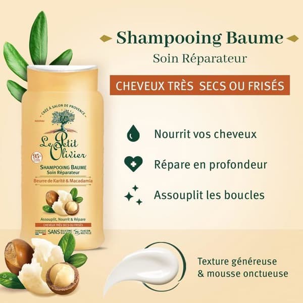Le Petit Olivier Reparerende Shampoo Balsam 250ml