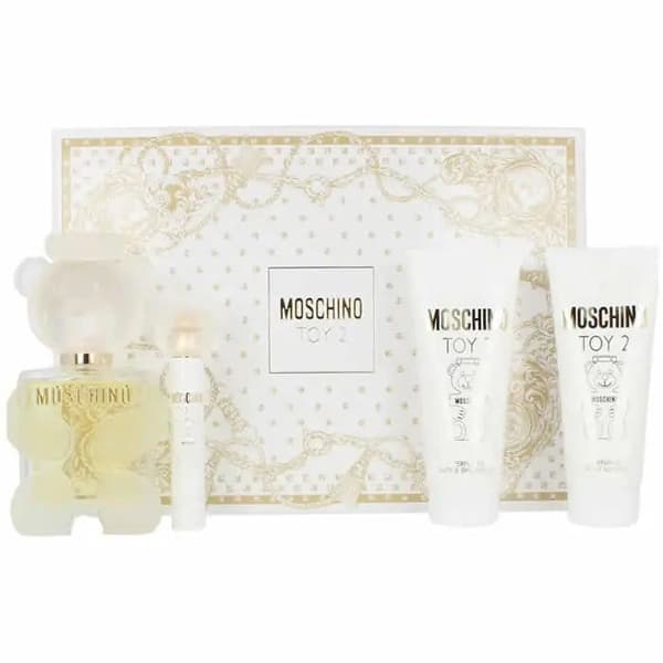 Moschino Toy 2 Eau De Parfum Spray 100ml Sæt 4 Stykker
