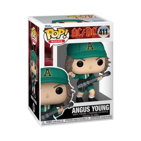 Funko Pop Rocks AC DC Angus Young Green Figur