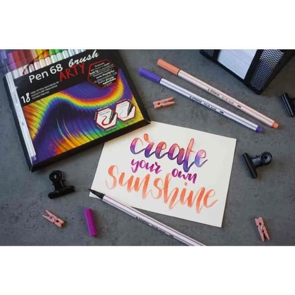 Pen 68 pensel feutre ARTY, karton etui med 10