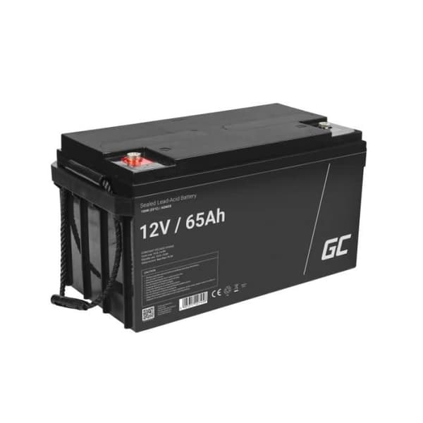 GRØN CELLE AGM BATTERI 12V 65AH AGM28