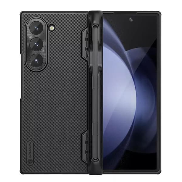 Coque - NILLKIN - Galaxy Z Fold6 - Støtte til stylus - Sort - Elegant