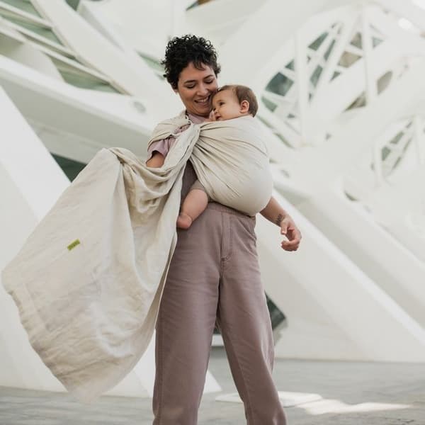 Bæresele BOBA Ring Sling i linen PAMPAS - BOBA