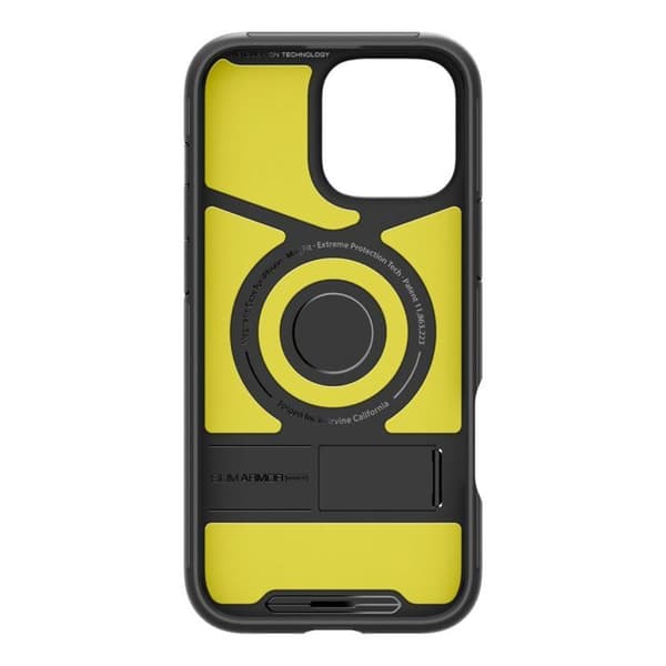 Spigen Slim Armor MagSafe Cover til iPhone 16 Pro - Sort