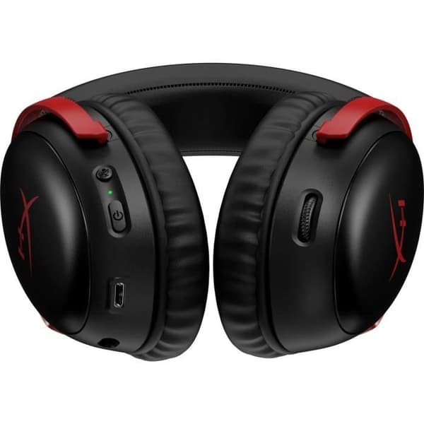 Trådlöst spelheadset - HyperX Cloud III - för PC & konsol - Svart/Röd