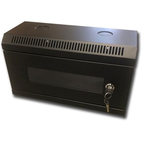Datacom 10 4U/140 mm (glas) svart