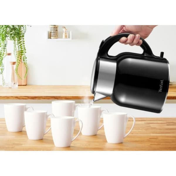 Kedel - TEFAL - KO1908E0 - 1,9L - 1650W - Rustfrit stål - Sort