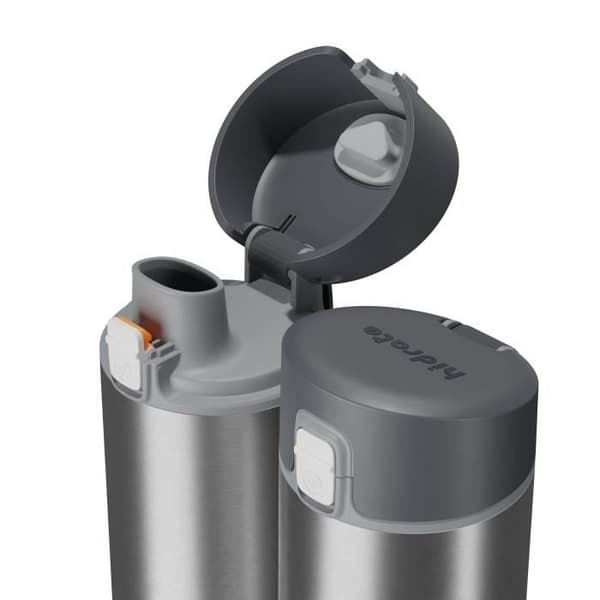 Intelligent vandflaske - Børstet rustfrit stål - 620ml - LED-lys – Hydrer