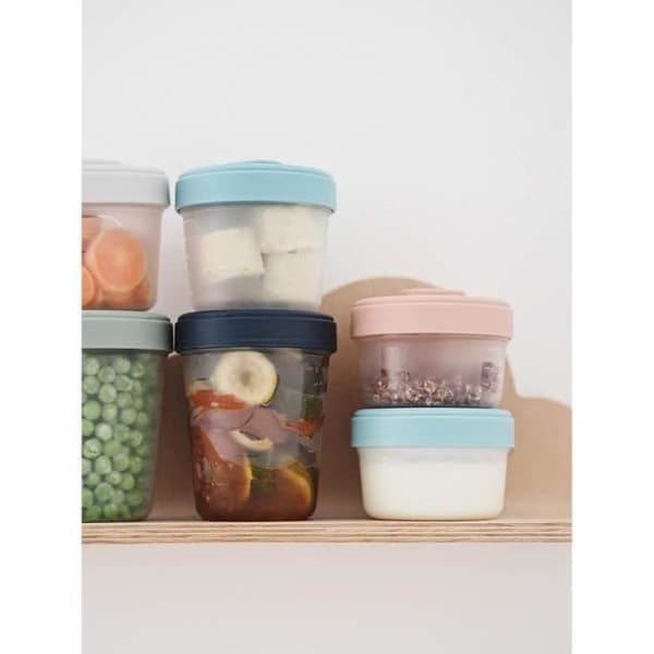 BÉABA - Lot 8 Portioner Clip - 2. Alder - 100% Hermetisk - Stabelbare