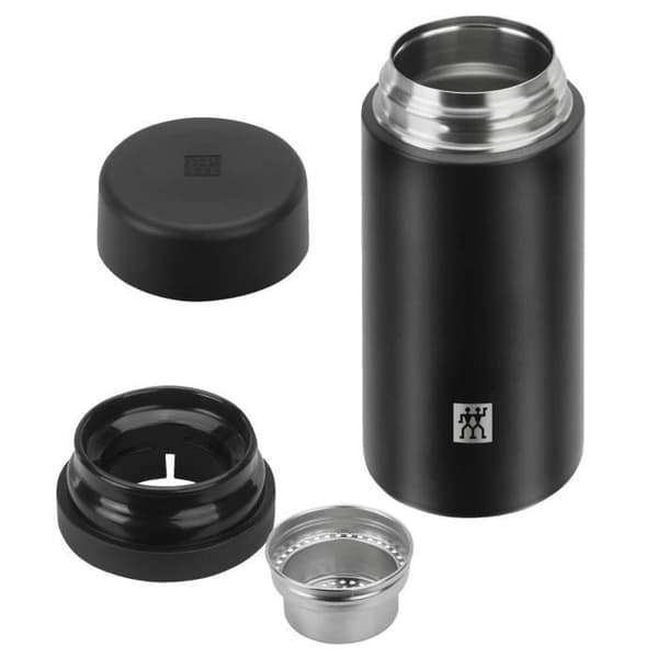 Isoleringflaske - ZWILLING - Thermo - 420 ml - Rustfrit Stål - Mat Sort